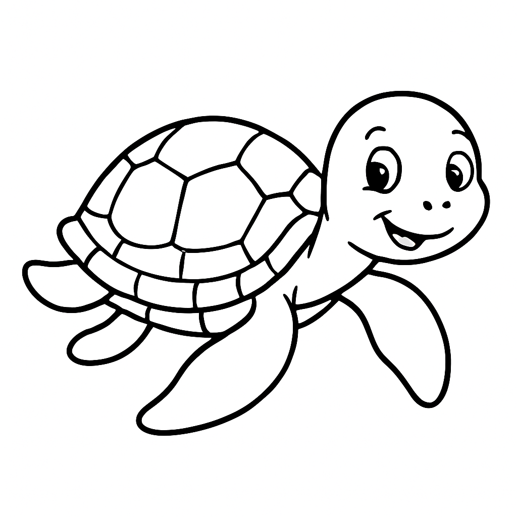 Sea Turtle coloring page