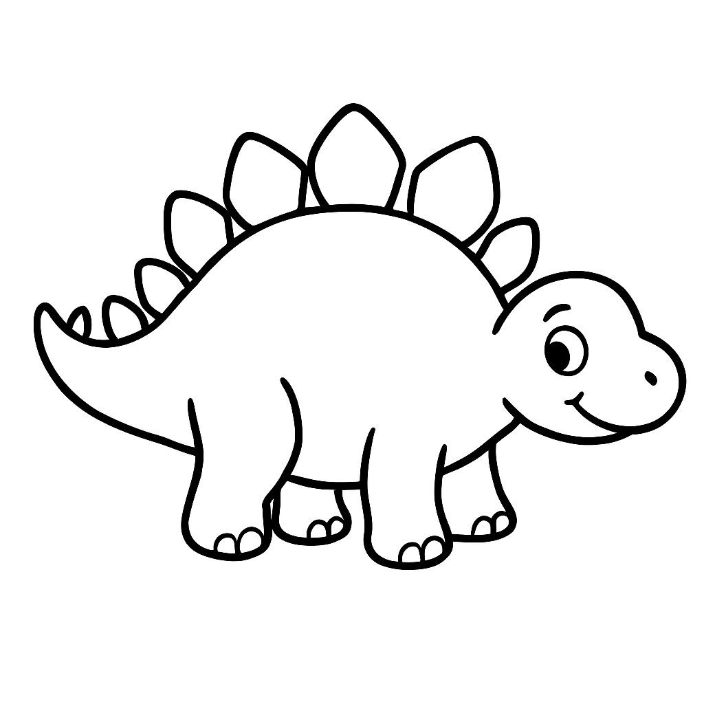 Stegosaurus coloring page